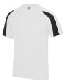 Kinder Sportshirt Contrast AWDis JC003J Wit-Zwart